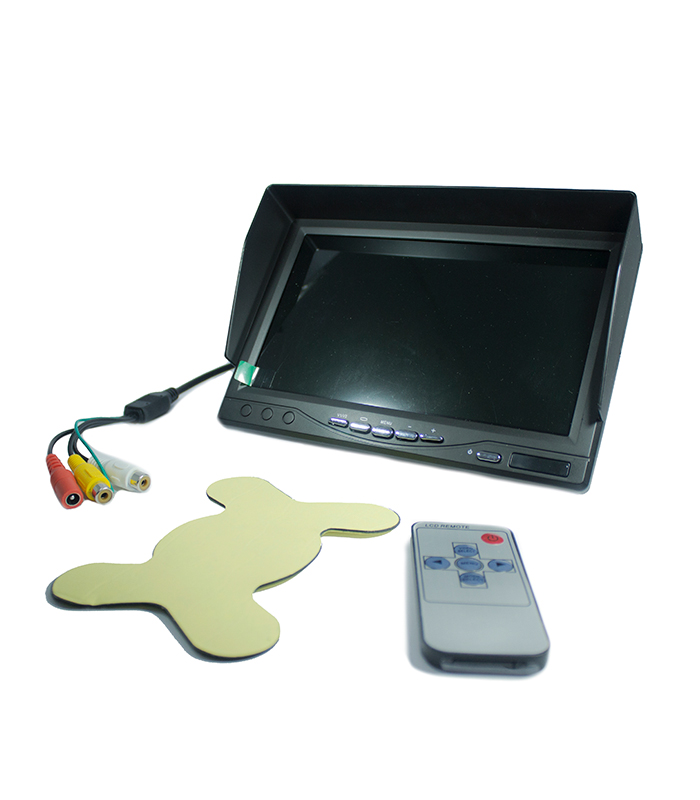 Univerzális 7″ TFT-LCD tolatókamera monitor