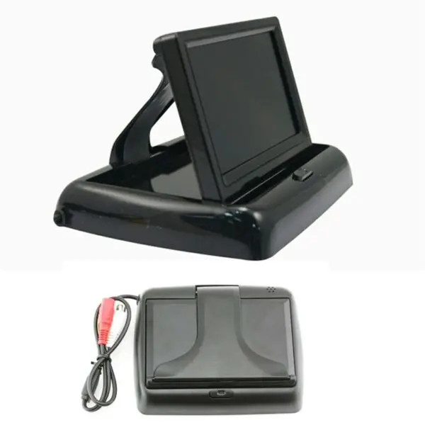 4.3" Összecsukható monitor vezeték nélküli HD éjjellátó tolatókamerával - Image 5