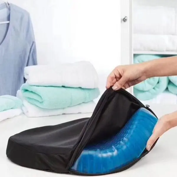 Méhsejtes zselés ülőpárna ajándék mosható huzattal - Image 6