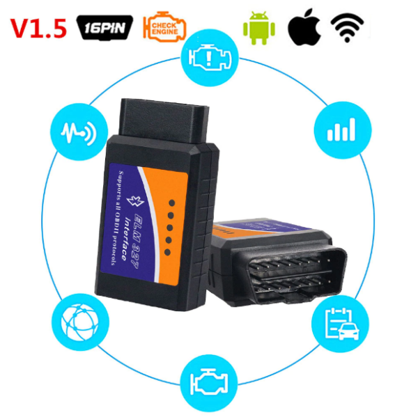 WIFI OBD2 ELM327 v1.5 Autódiagnosztika - Image 2