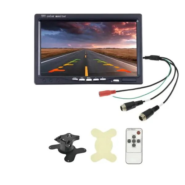 autos 7 inch monitor 4pin kép